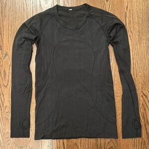 Lululemon long-sleeve shirt, size 4.